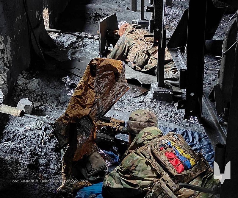 Ukrán mesterlövészek Avgyijivkánál | Fotó: Az ukrán fegyveres erők különleges műveleti erőinek parancsnoksága/Facebook 