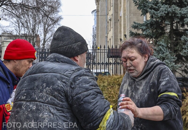 Ilyen pusztítást hagy maga után a háború. Képek Harkivból | Fotók: Agerpres/EPA