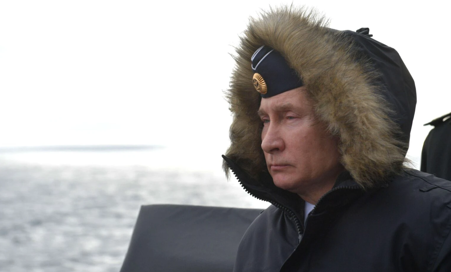 Vlagyimir Putyin az Eszaki Flotta Nagy Peter cirkalojanak fedelzeten | Forras: Kremlin.ru