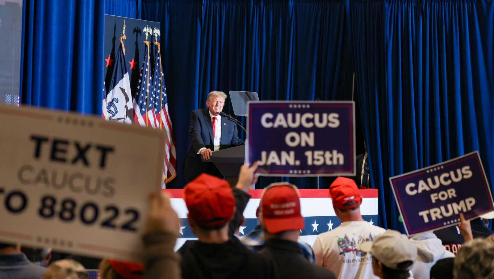 Donald Trump az legutóbbi kampányrendezvényen Fotó: Donald Trump Facebook oldala