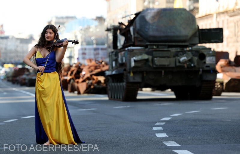 A szövetségeseiktől várnak pénzt Kijevben Fotó: Agerpres 