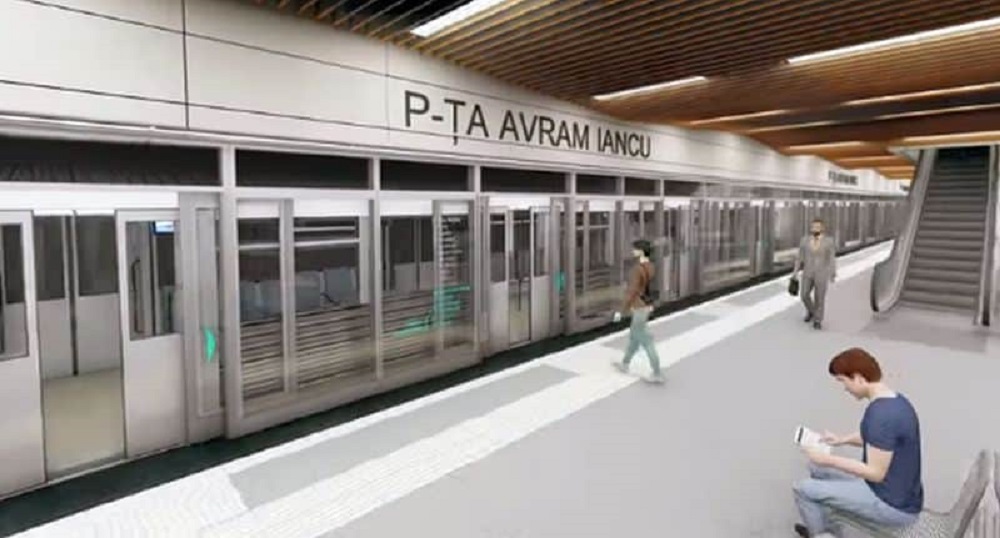 A Kolozsvár központjába tervezett egyik metróállomás látványterve
