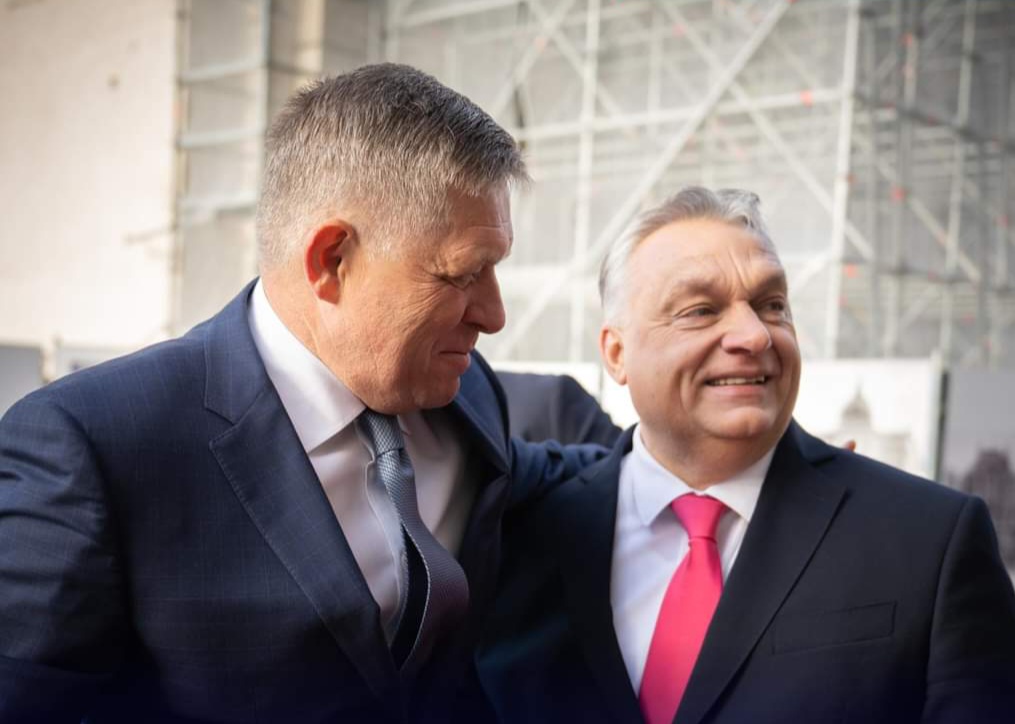 Fico és Orbán Budapesten Fotó: Orbán Viktor Facebook oldala 