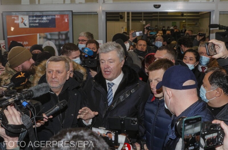 Petro Porosenko ukrán exállamfő jelenleg Zelenszkij egyik ellenlábasa Fotó: Agerpres