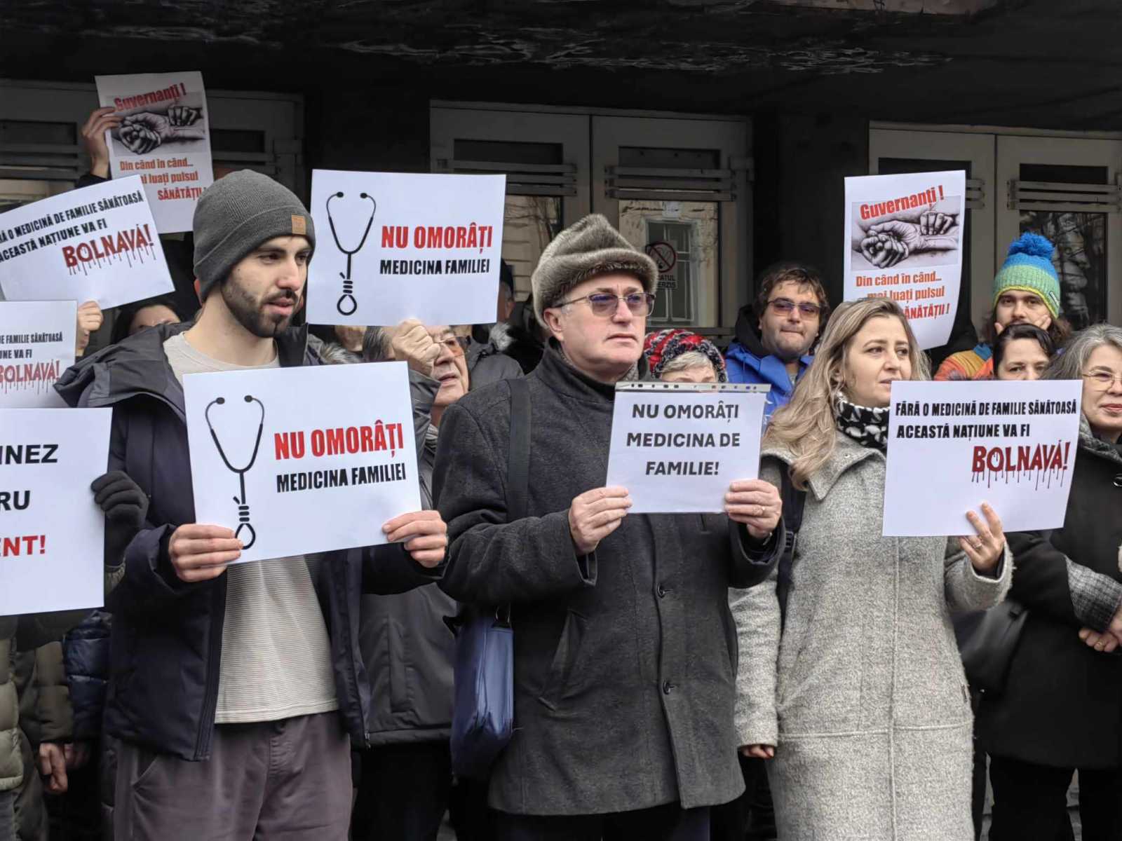 Tüntetés január 18-án Kolozsváron | Fotó: Borsi Balázs