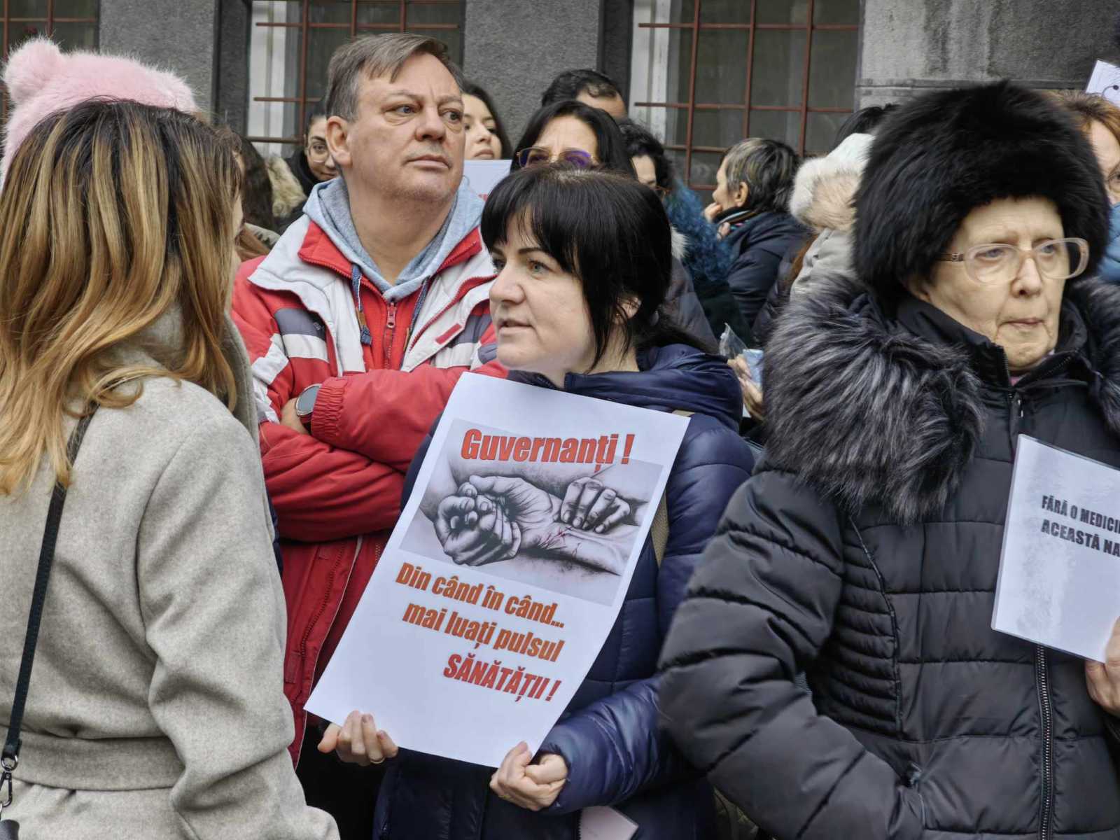 Kolozsváron is tüntettek az orvosok | Fotó: Borsi Balázs 