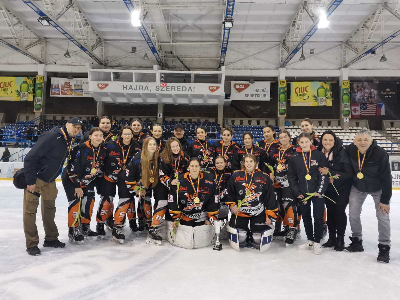 Megnyerték a bajnokságot | Fotó: Gyergyói Fox Hockey/Facebook