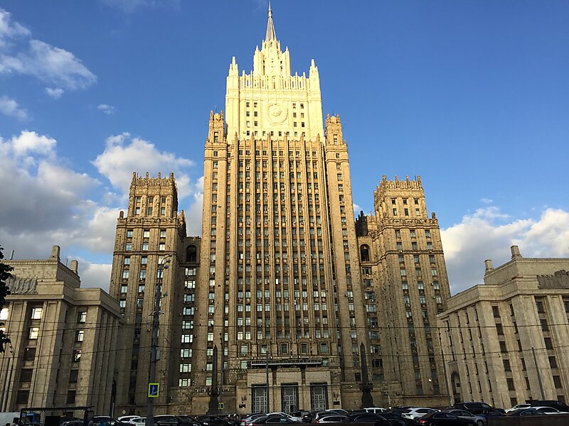 Az orosz külügyminisztérium épülete Moszkvában Fotó: Wikipédia