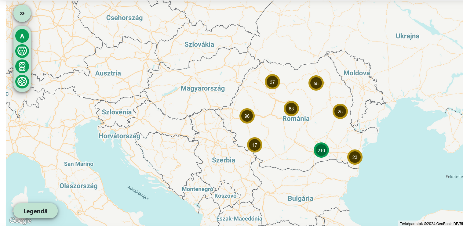 Online térképre gyűjti az elektromos autótöltőket az Energetikai Minisztérium