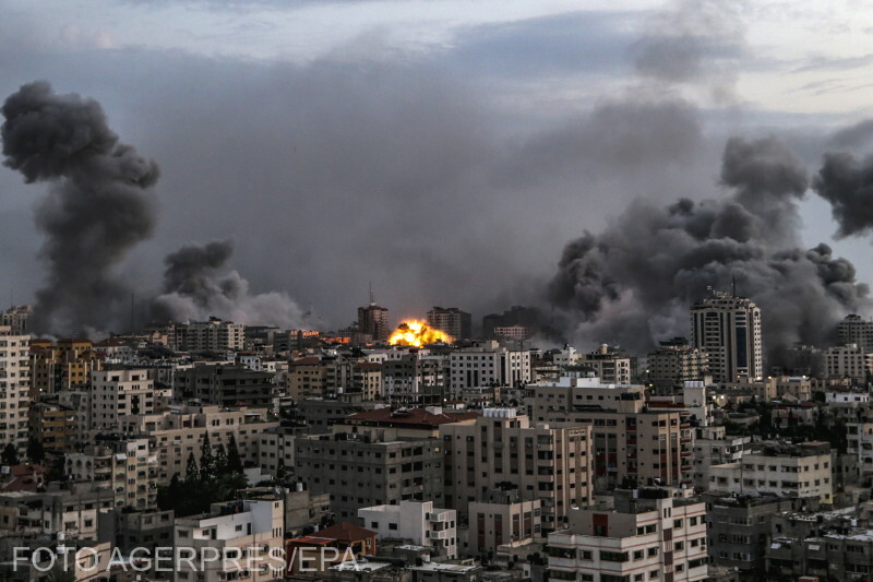 Folyamatos Gáza elleni izraeli offenzíva Fotó: Agerpres