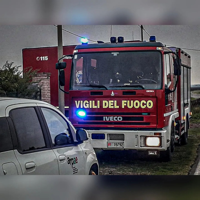 Illusztráció: olasz tűzoltóság Facebook oldala 
