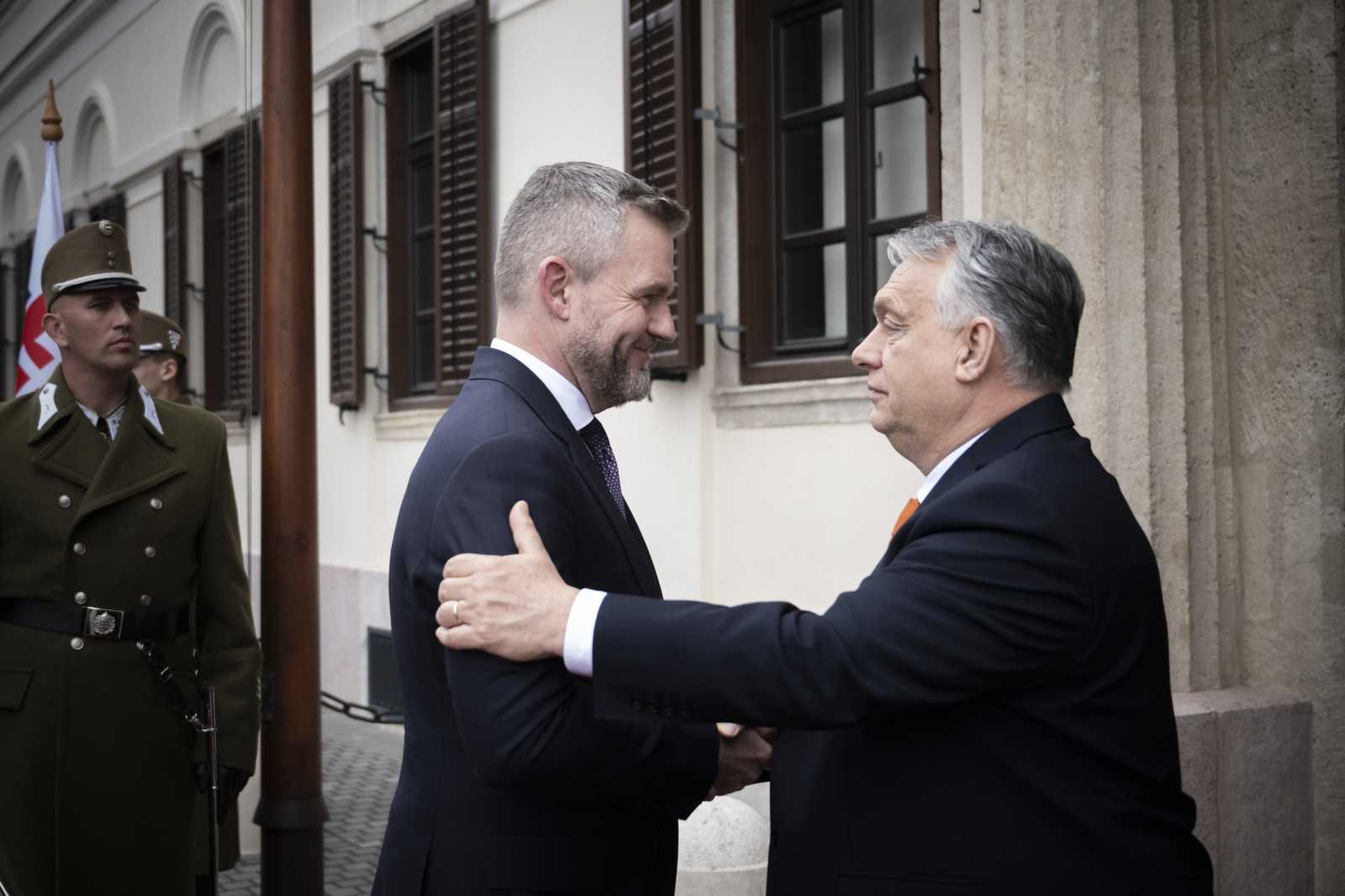 Peter Pellegrini jó viszonyt ápol Orbán Viktor magyar miniszterelnökkel Fotó: MTI  