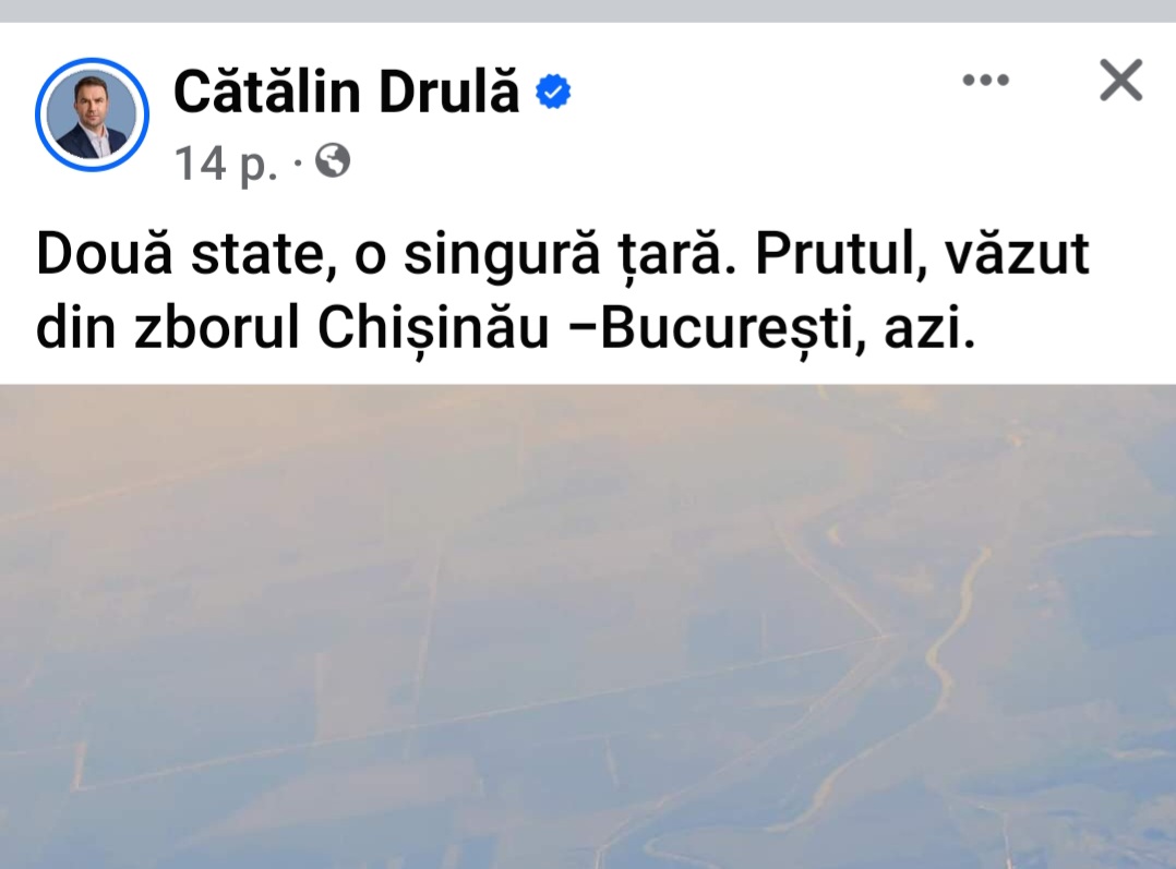 Az AUR-os vonalat követi Cătălin Drulă? Fotó: Cătălin Drulă Facebook oldala