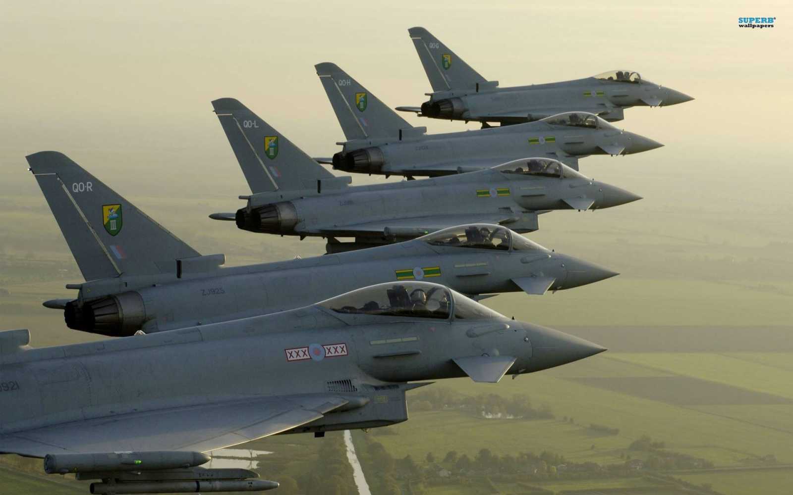 A brit királyi légierő gépei ötödször teljesítenek járőrszolgálatot Romániában Fotó: az Eurofighter typhoon Facebook oldala