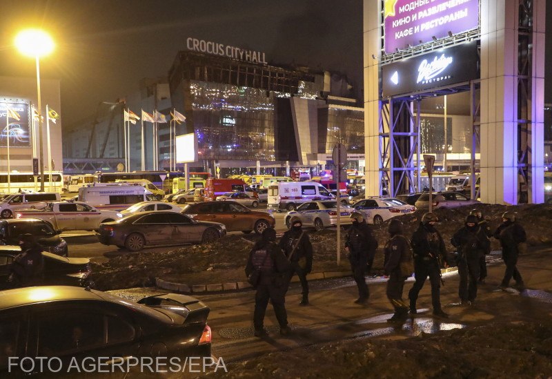 A Crocus City Hall koncertterem, ahol a támadás történt | Fotó: Agerpres