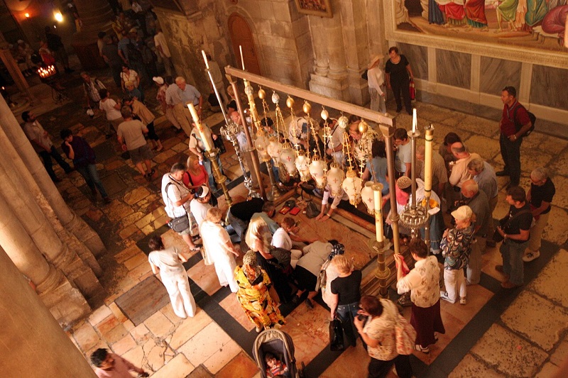 A jeruzsálemi Szent Sír fölé emelt kápolna | Fotó: Wikipédia 