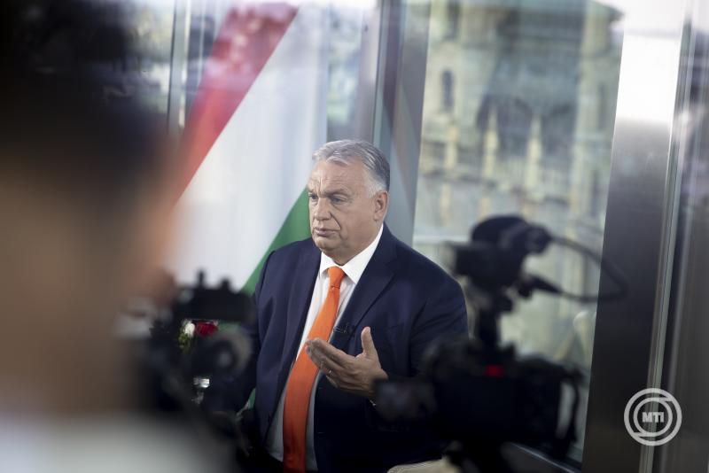 Orbán Viktor: Mi magyarok azt gondoljuk, hogy az illegális migrációval a helyzet sehol sem lesz jobb, hanem csak rosszabb Fotó: MTI