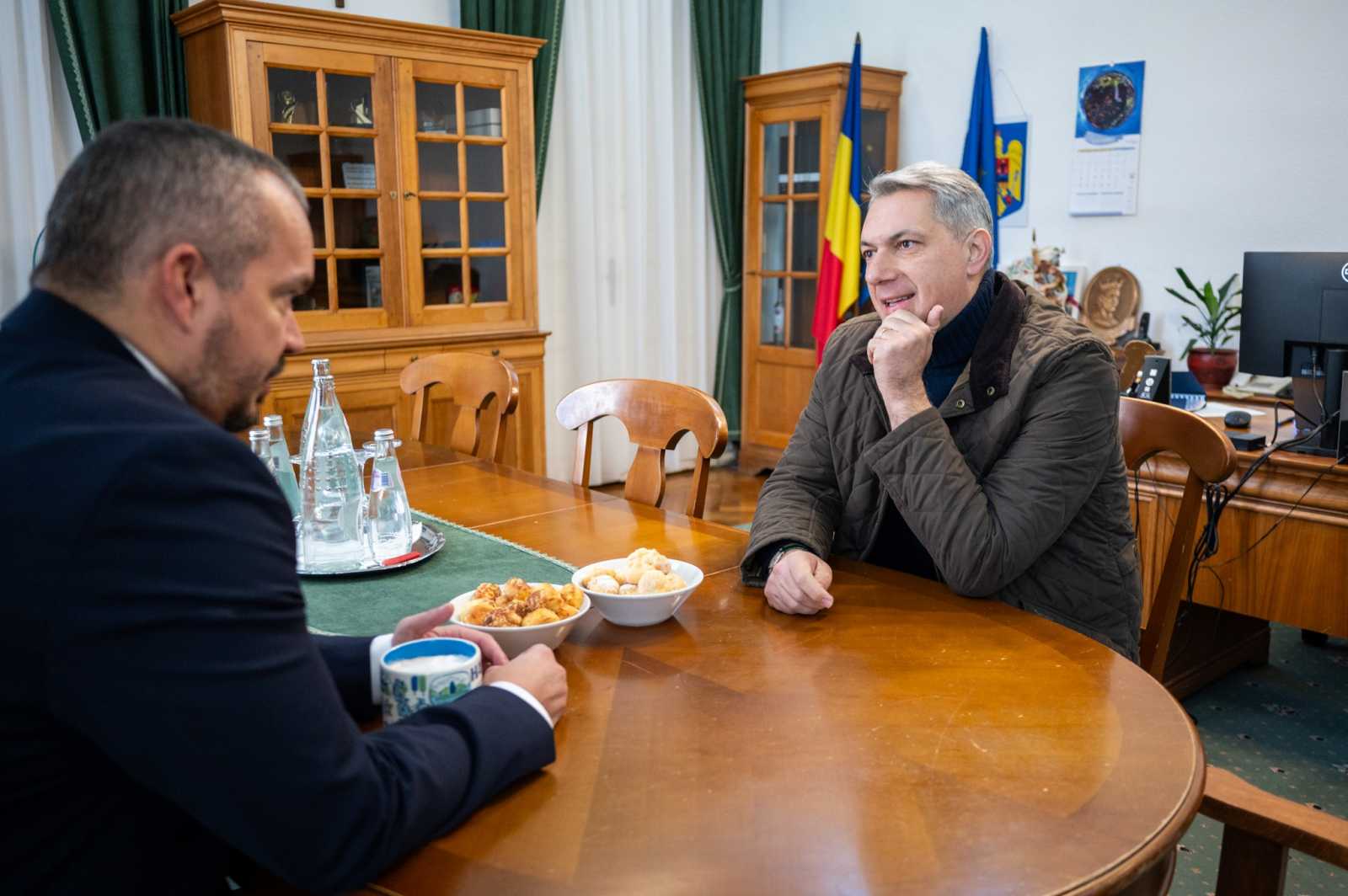 Lázár János a városházán találkozott a polgármesterrel | Fotó: Székelyudvarhelyi RMDSZ