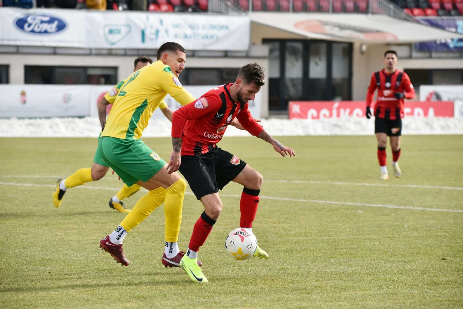 A 79. perig kellett várniuk a hazai drukkereknek a három pontot jelentő gól megszületésére. | Fotó: FK Csíkszereda/Facebook