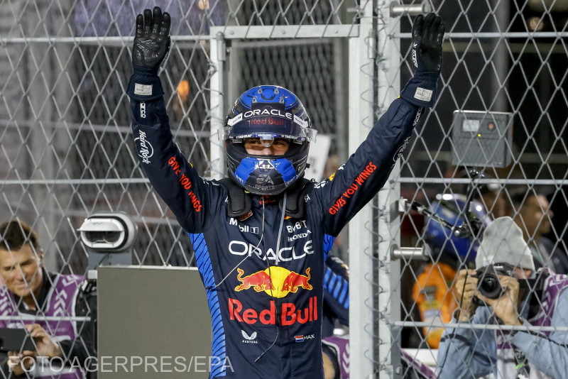 Négyszeres világbajnok lett Max Verstappen Las Vegasban | Fotó: Agerpres/EPA