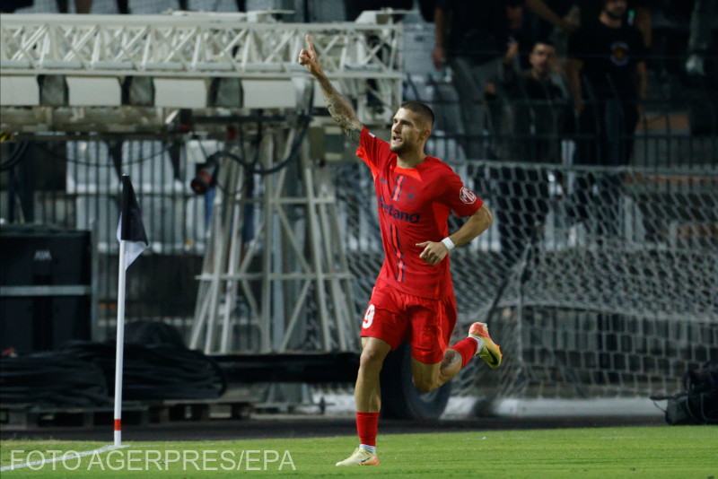 Bîrligea gólja három pontot ért az FCSB-nek Görögországban | Fotó: Agerpres/EPA