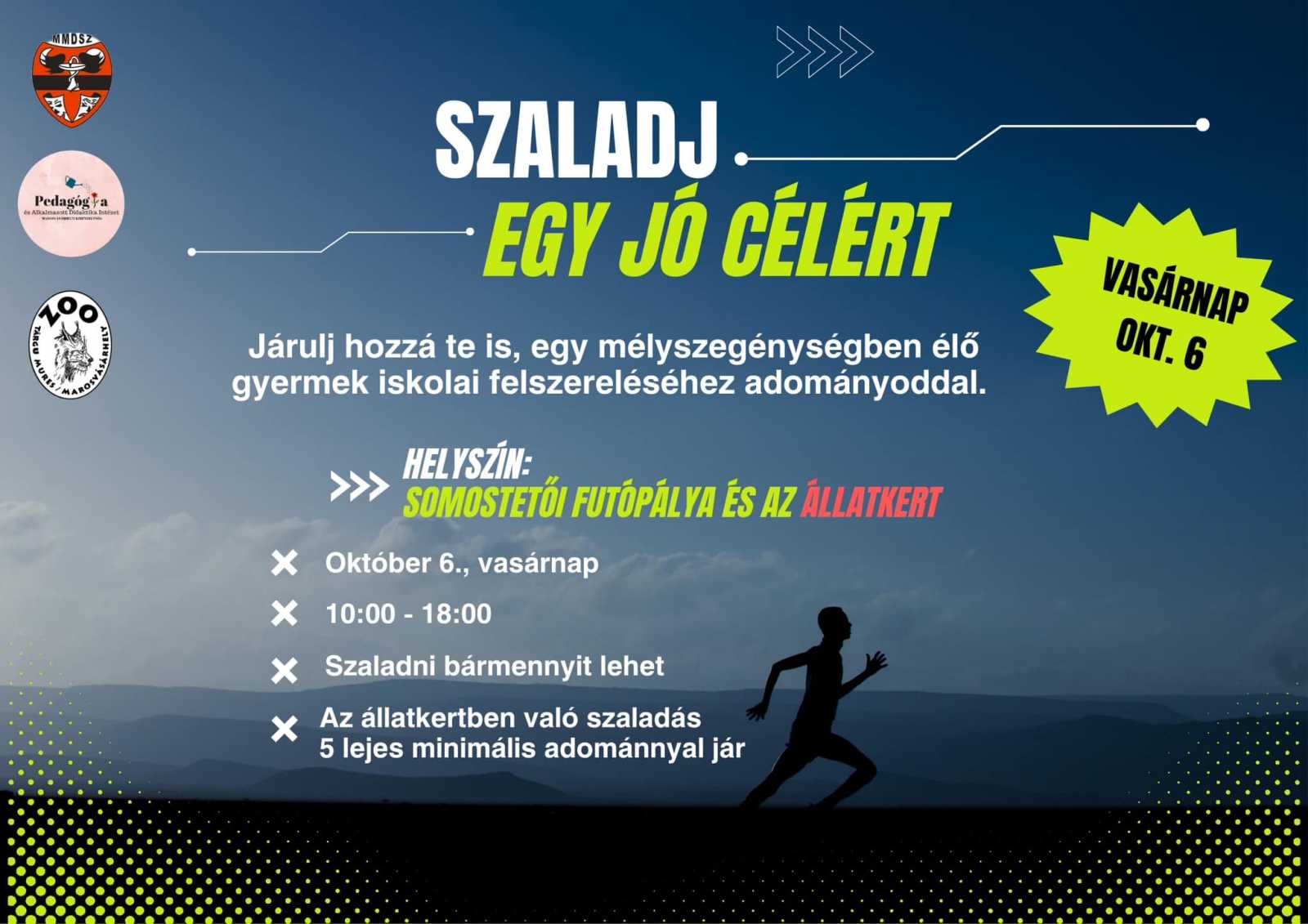 Forrás: Szaladj egy jó célért! Facebook-esemény