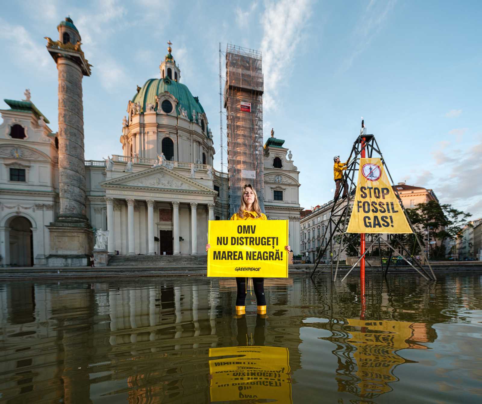 Fotó: Greenpeace Románia Facebook oldala