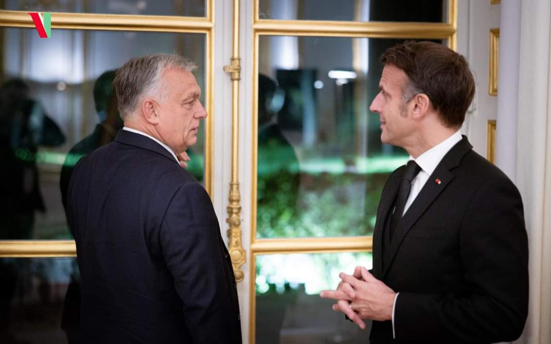 Orbán Viktor és Emmanuel Macron találkozójára Magyarország soros EU-elnöksége keretében került sor Fotó: Orbán Viktor Facebook oldala