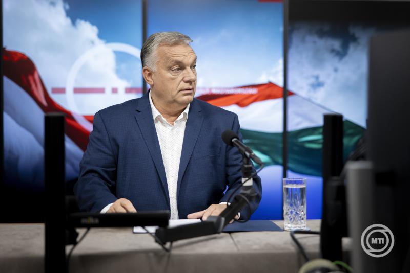 Orbán Viktor a nehéz európai gazdasági helyzetről is beszélt Fotó: MTI 