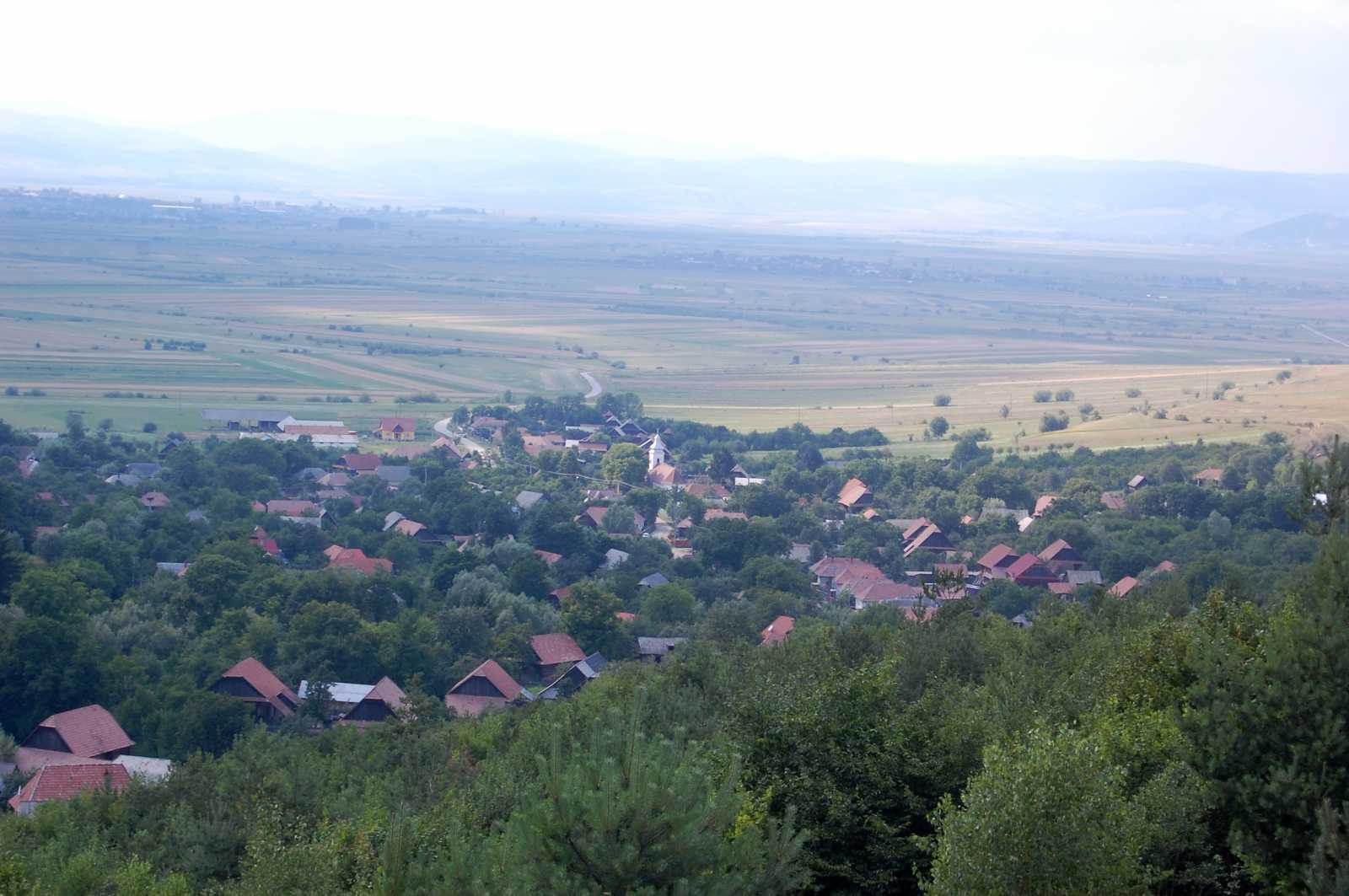 Ozsdola látképe. A szerző felvételei