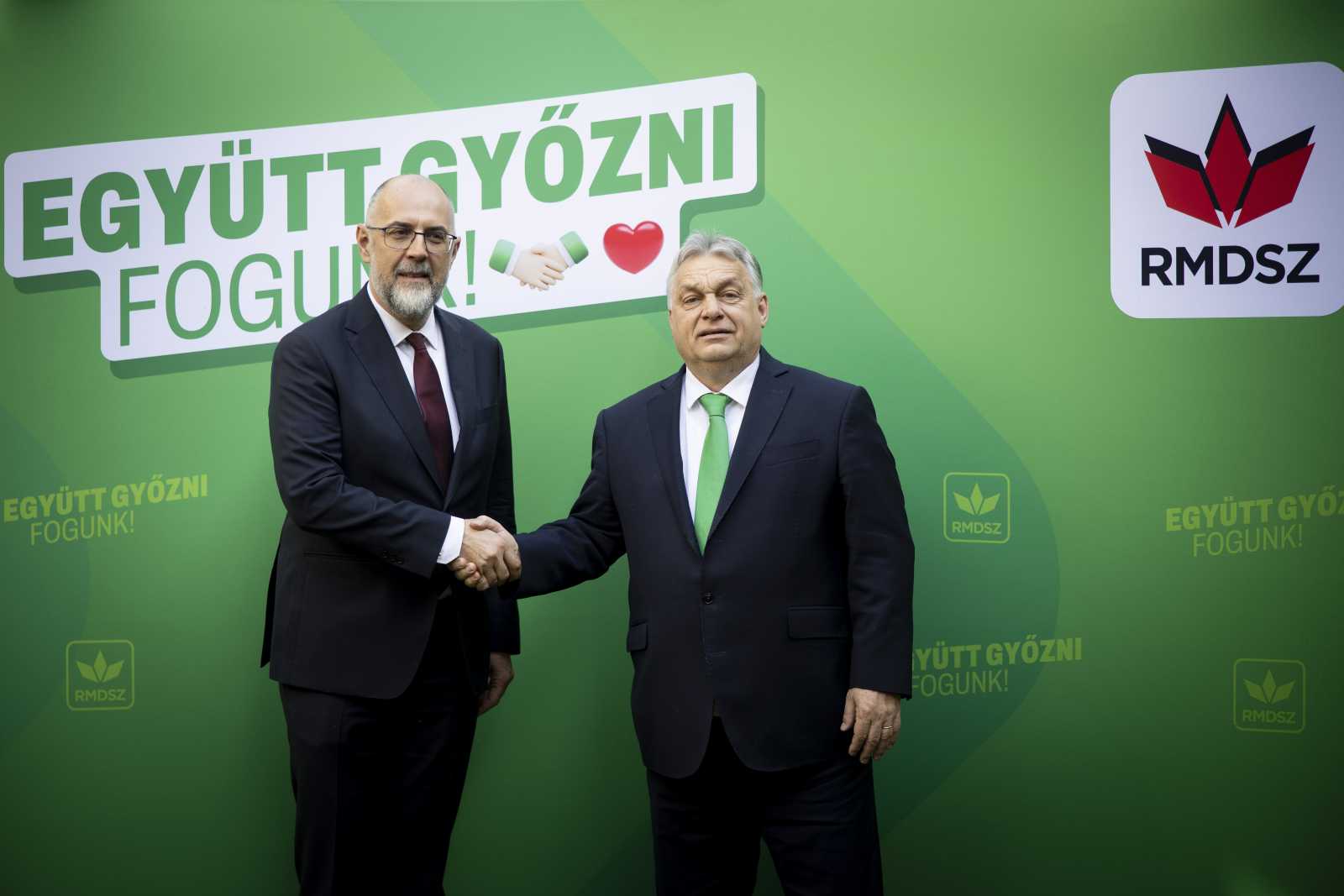 Kelemen Hunorral is tárgyalt Orbán Viktor Fotó: MTI 