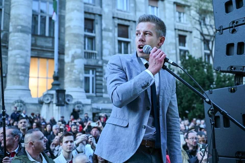Magyar Péter három hete jelentette be, hogy pártot fog alapítani Fotó: Magyar Péter Facebook oldala