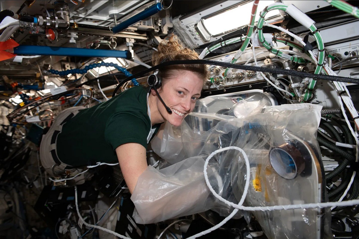 Loral O'Hare a nemzetközi űrállomáson | Fotó: NASA