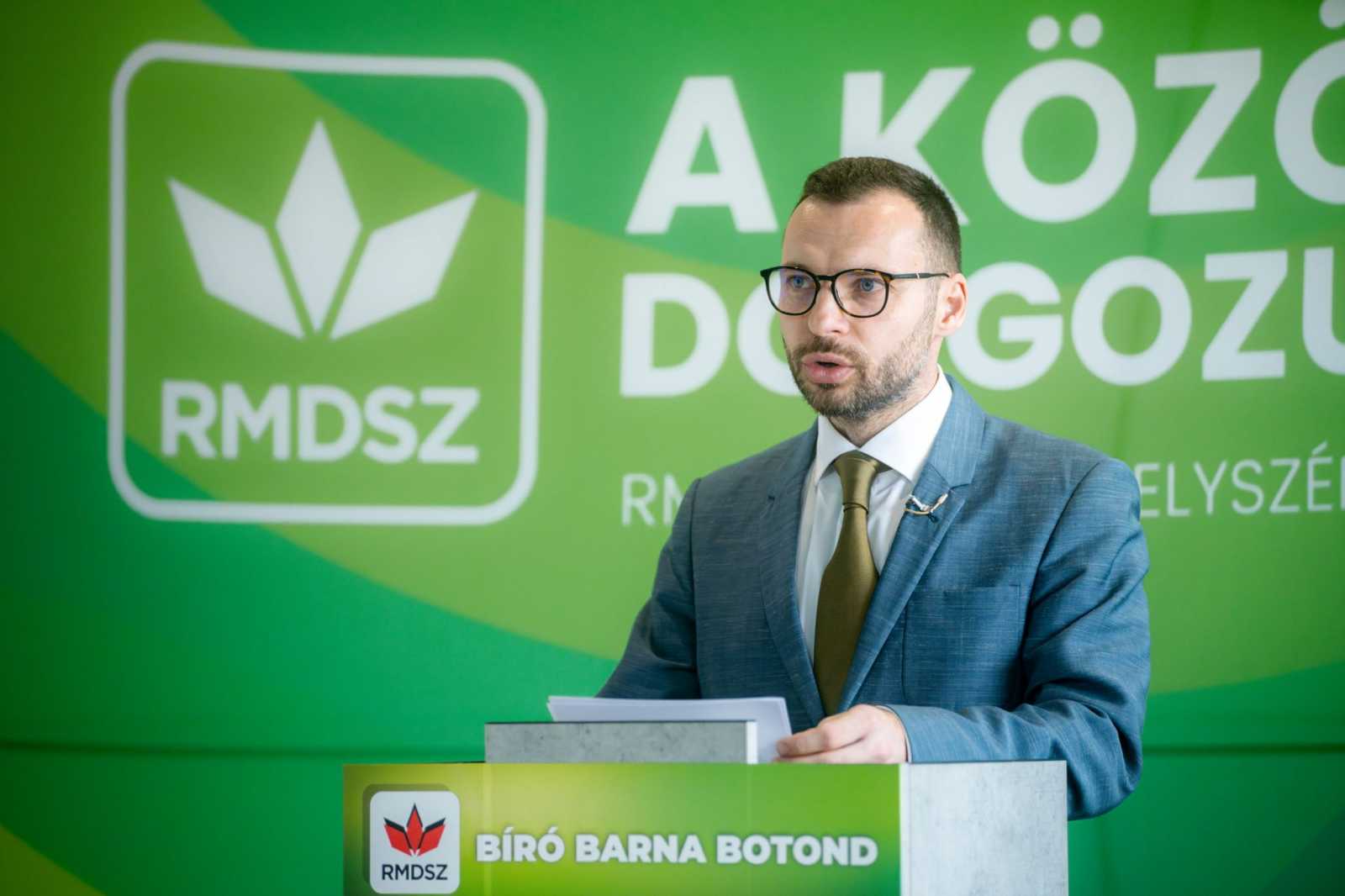 Bíró Barna Botond, az RMDSZ Hargita megyei tanácselnökjelöltje | Fotó: Ifj. Tornai István