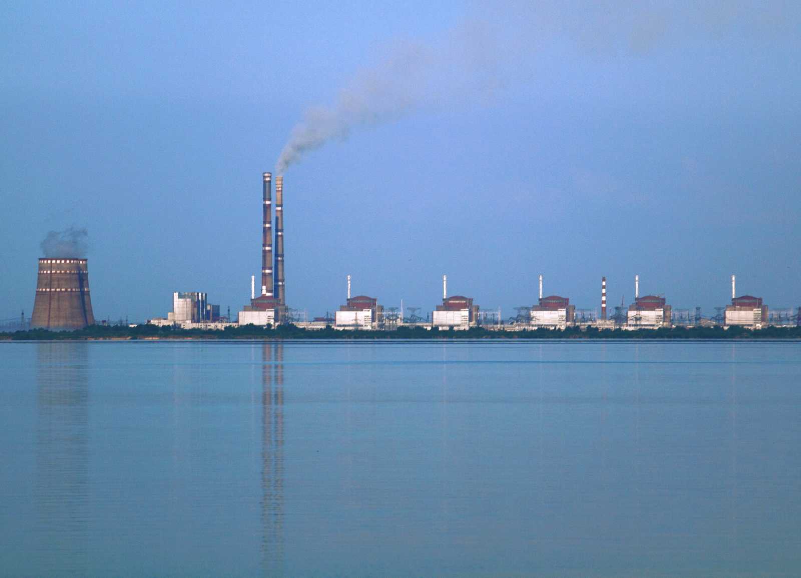A zaporizsjei atomerőmű | Fotó forrása: Wikipédia