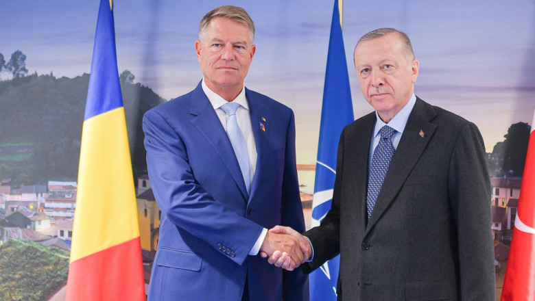 Klaus Iohannis és Recep Tayyip Erdogan egy korábbi találkozójuk alkalmával| Foto: presidency.ro