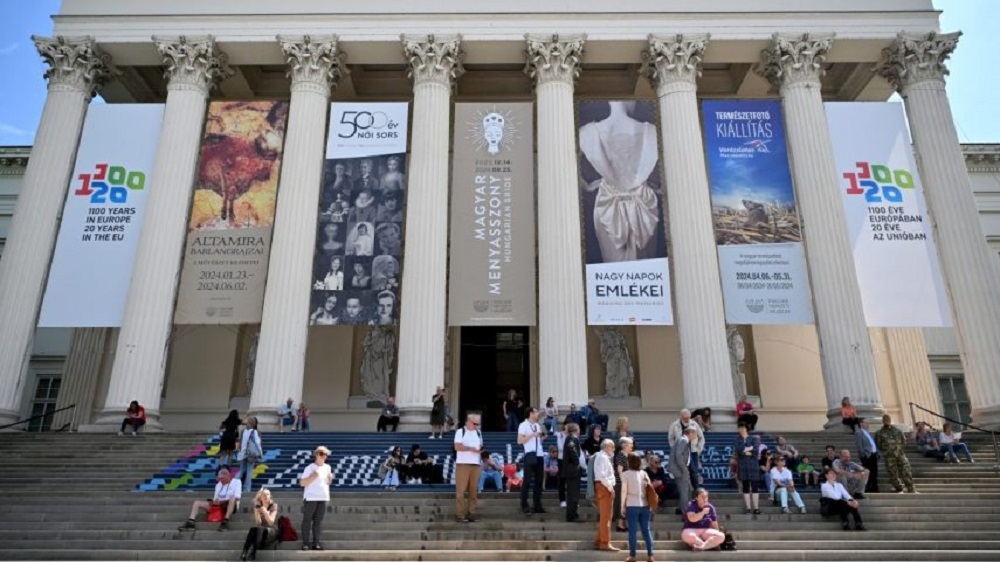 A Magyar Nemzeti Múzeum 2024. május 25-én l Fotó: kultúra.hu/MTI/Purger Tamás