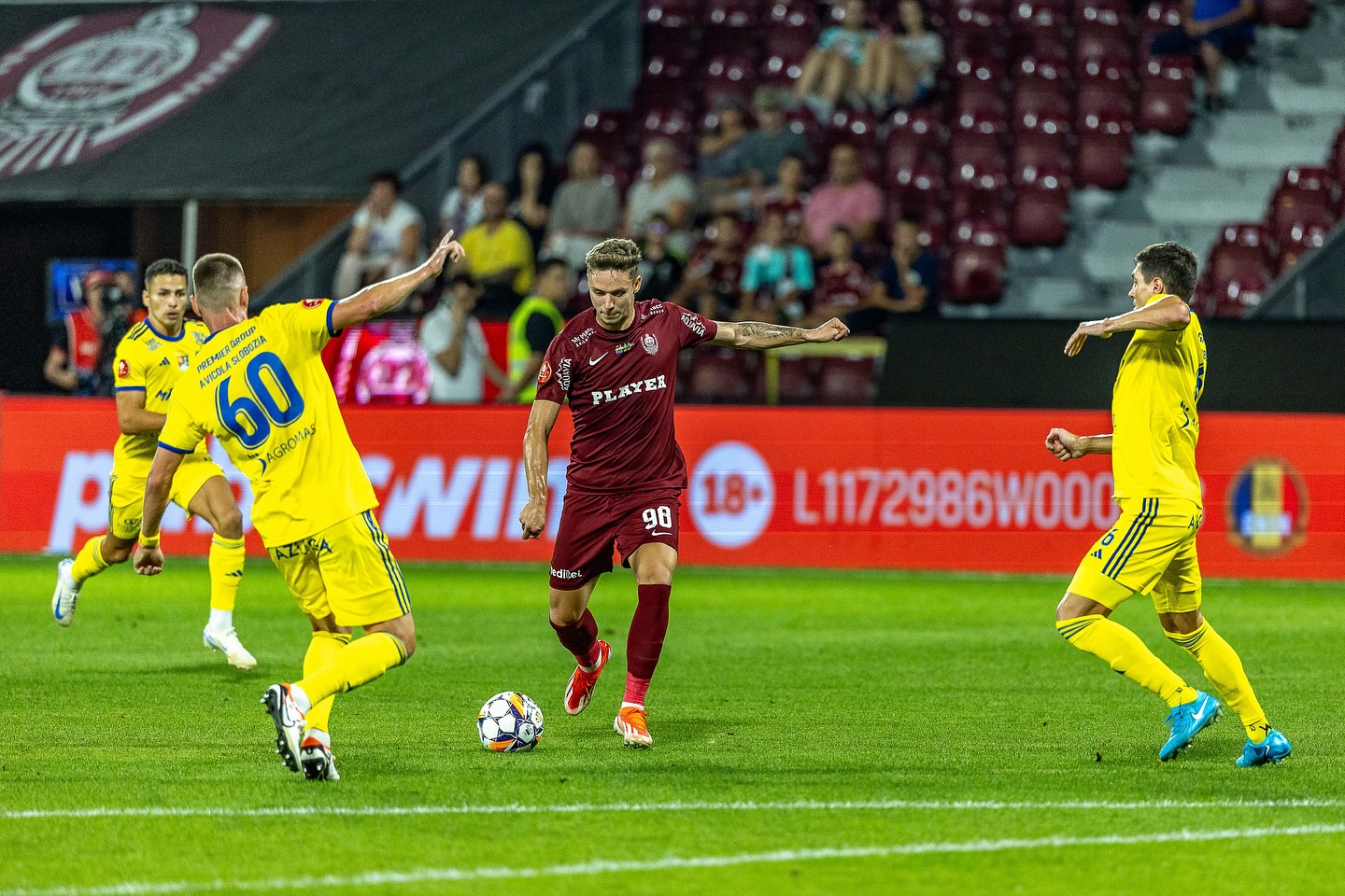 Louis Munteanu duplázott a Slobozia ellen | Fotó: Kolozsvári CFR/Facebook/Horváth Tamás