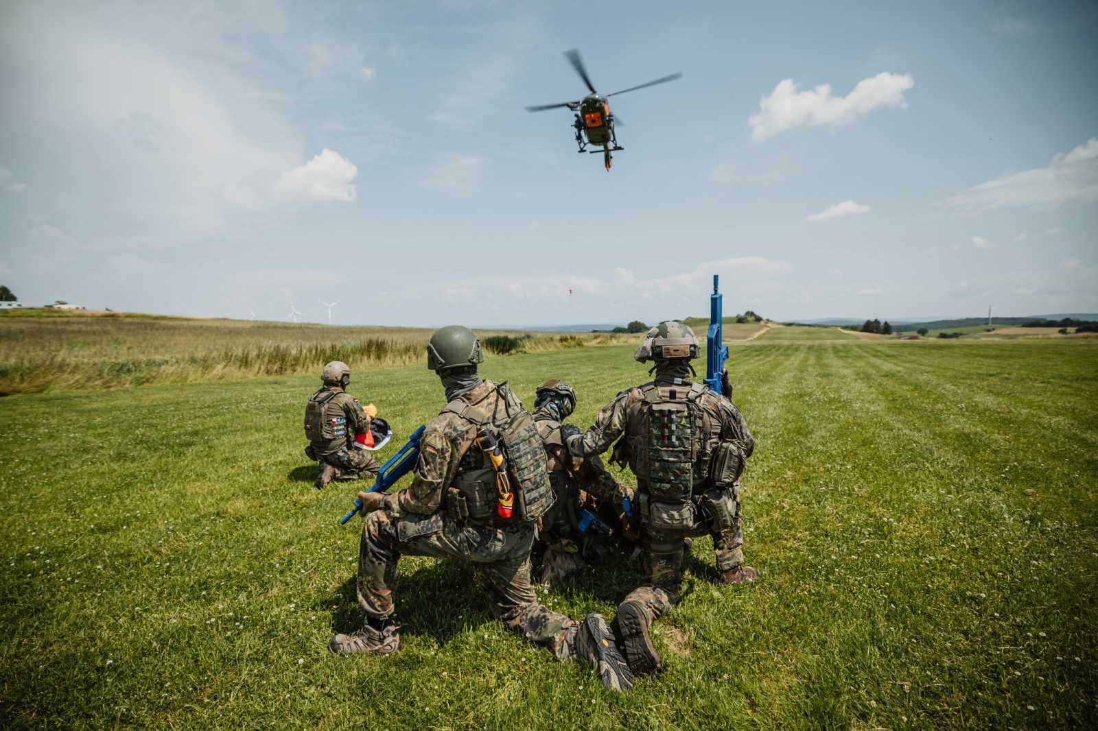 Német katonák hadgyakorlaton Fotó: a Bundeswehr Facebook oldala