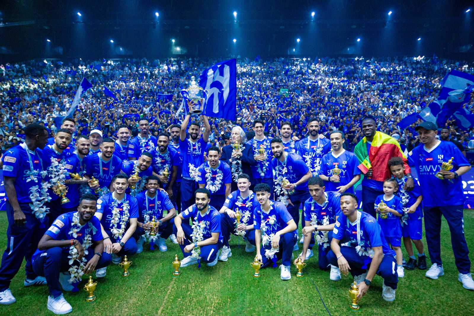 Az al-Hilal nyerte a bajnokságot | Fotó: a szaúdi liga X-oldala