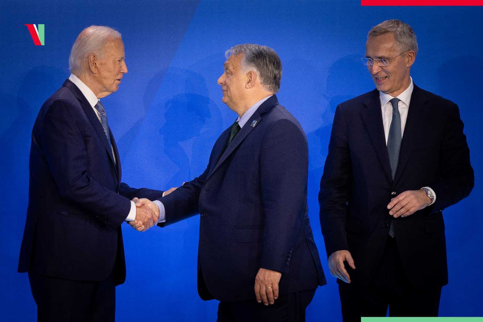 Orbán Viktor és Joe Biden a NATO-csúcson Fotó: Orbán Viktor Facebook oldala