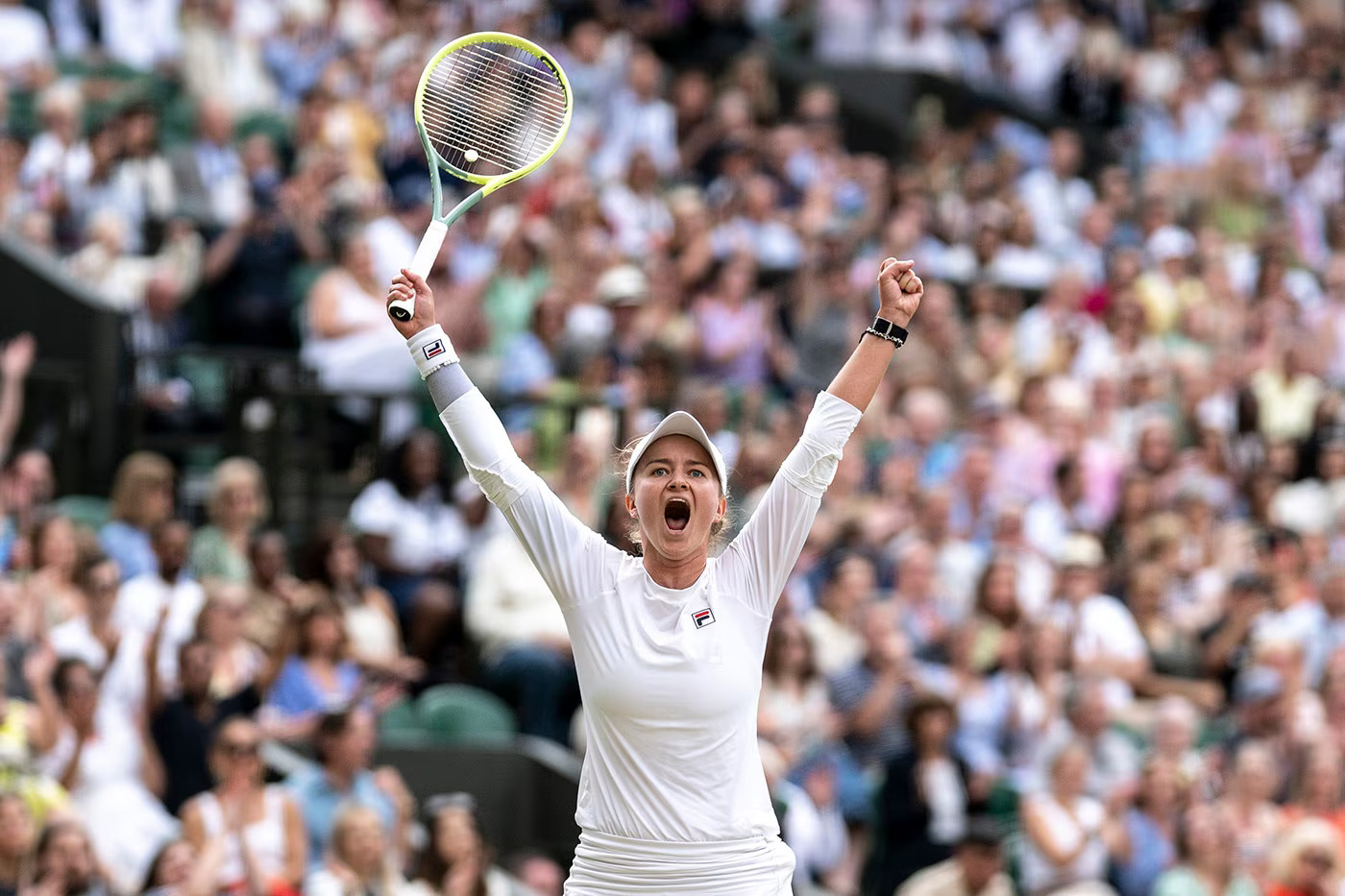Krejciková | Fotó forrása: Wimbledon hivatalos oldala