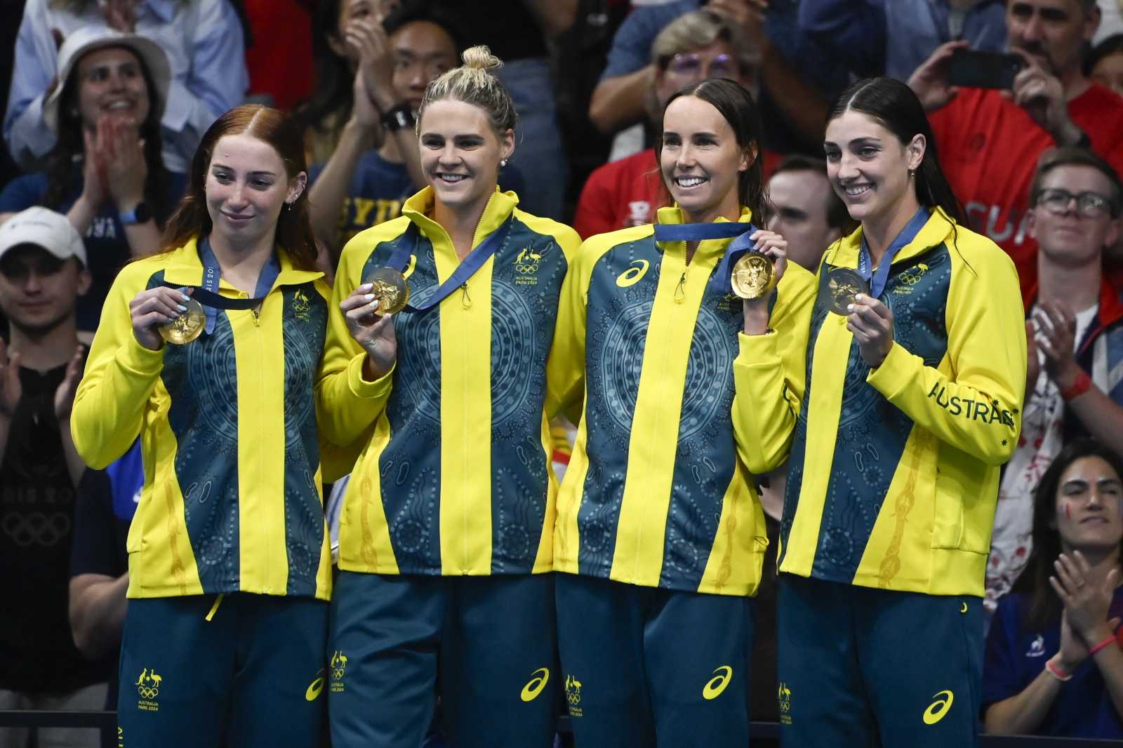 Ismét az ausztrál női gyorsváltóé lett az aranyérem | Fotó: MTI