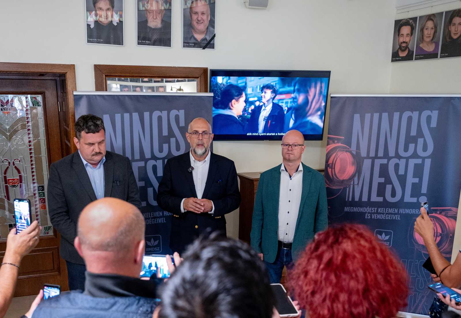 Pataki Csaba, Kelemen Hunor és Kereskényi Gábor Szatmárnémetiben