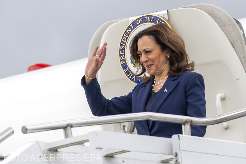 Megérkezett Kamala Harris amerikai alelnök | Fotó: Agerpres