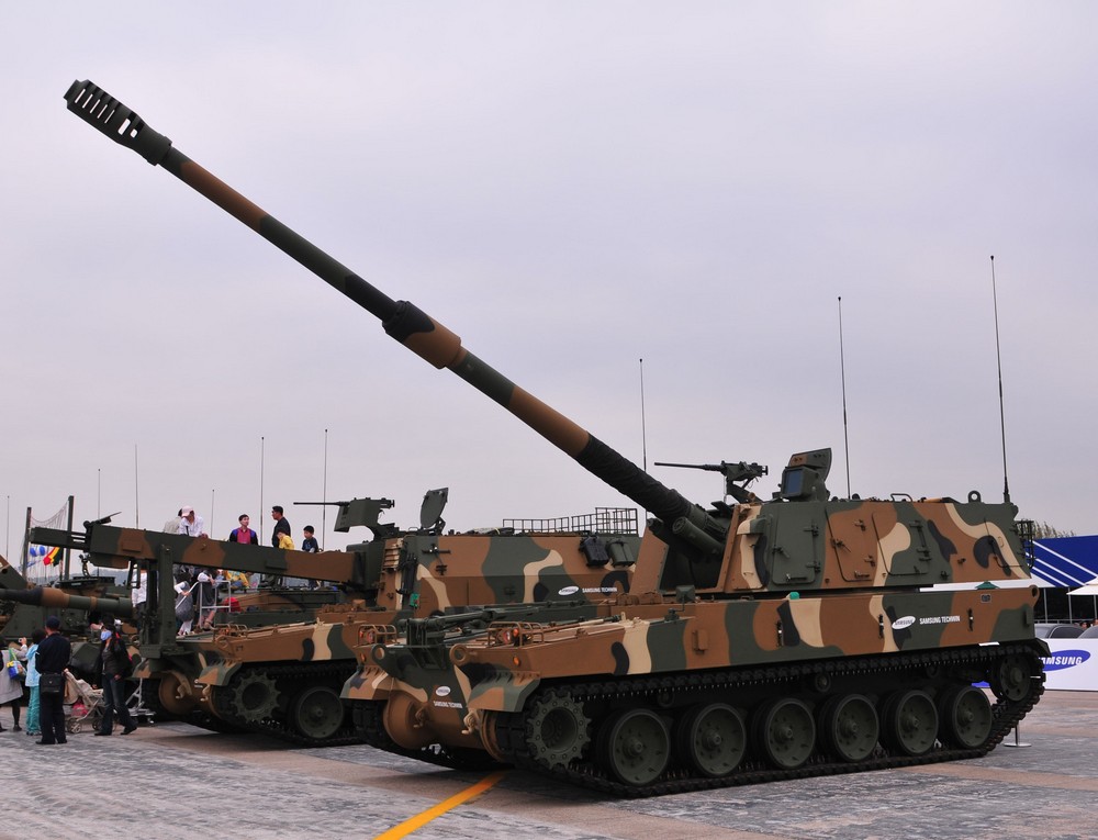 K9 Thunder. Erősítés Dél-Koreából Fotó: Wikipédia 