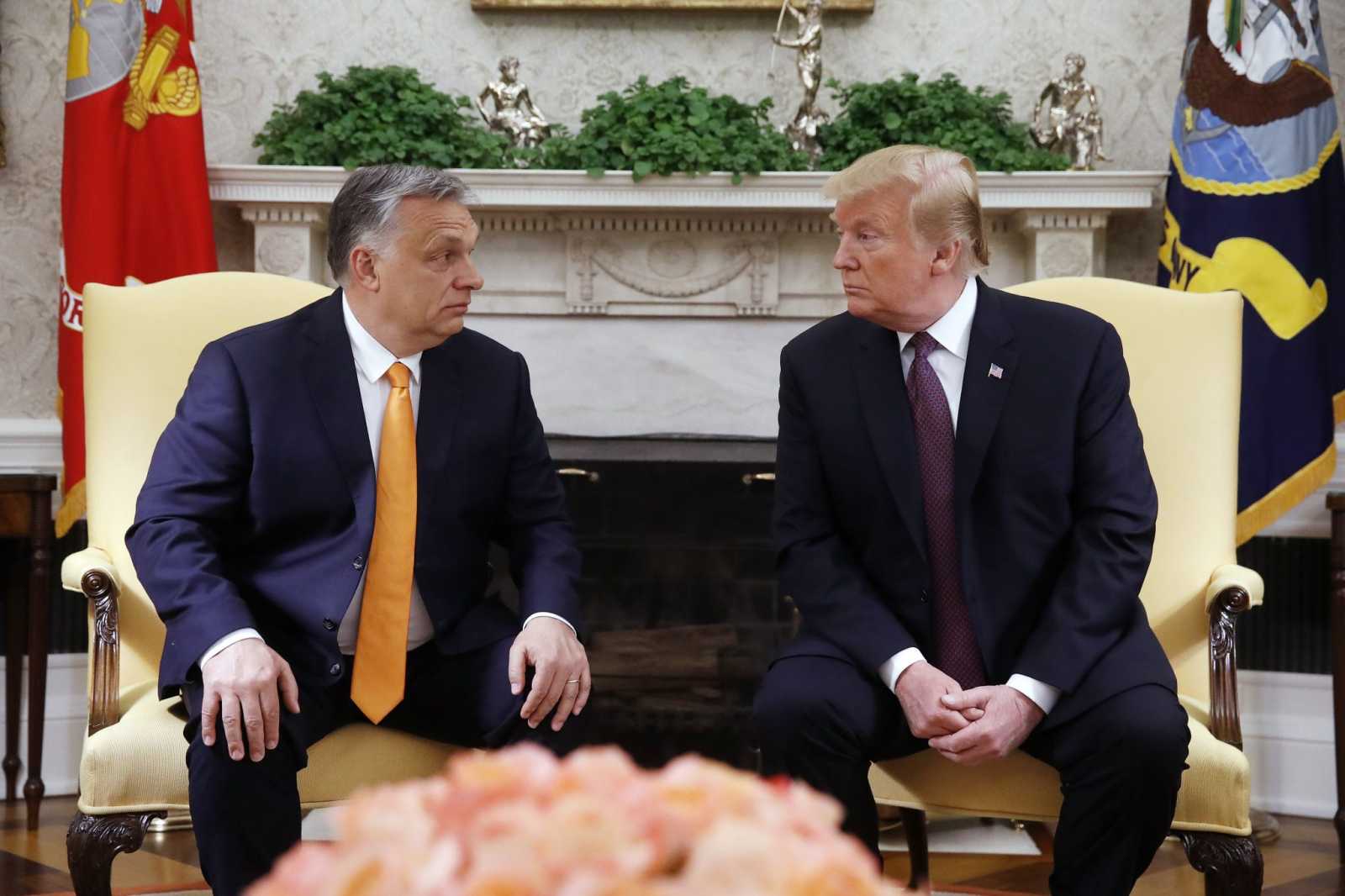 Orbán Viktor és Donald Trump tavaly augusztusban Fotó: MTI 