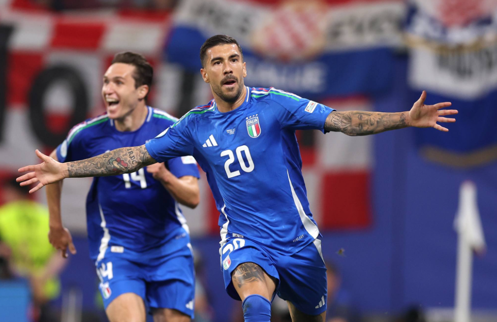 Zaccagni továbblőtte az olaszokat a csoportból | Fotó: az olasz labdarúgó-válogatott Facebook-oldala