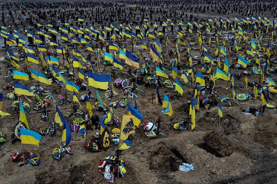Ukrajnai haditemető | Forrás: Dunda György Facebook oldala