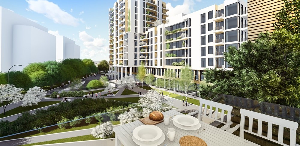 A lakópark látványterve | Illusztráció: tiriacimobiliare.ro